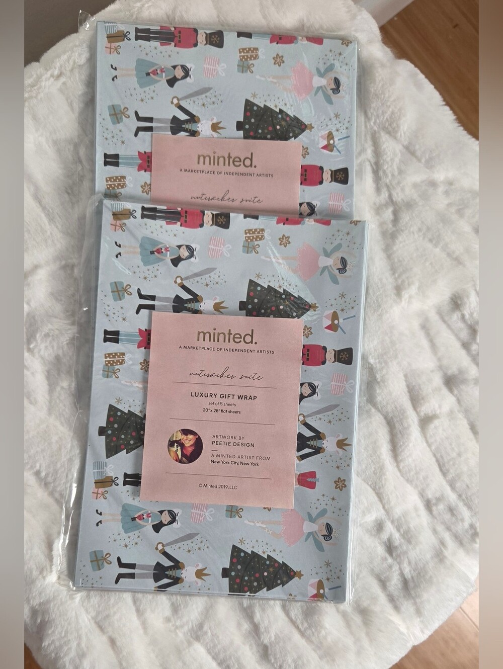 Minted Luxury Festive Wrapping Paper - Picture 3 of 4